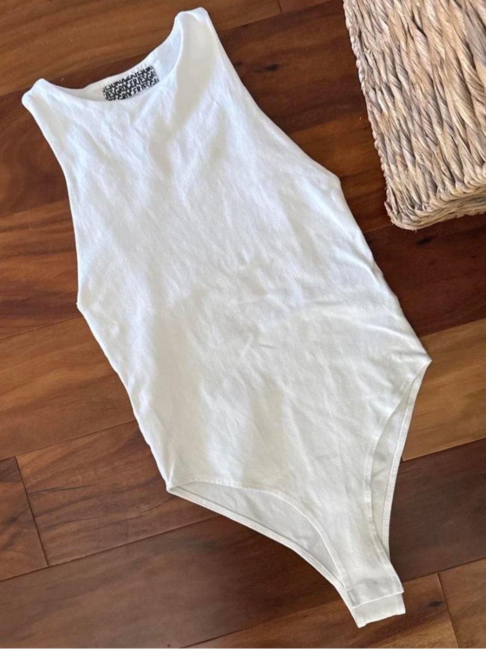 Groceries Organic Cotton High Neck Bodysuit